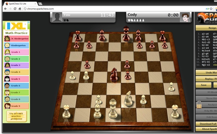 Torneo on line de Ajedrez desde el jueves
