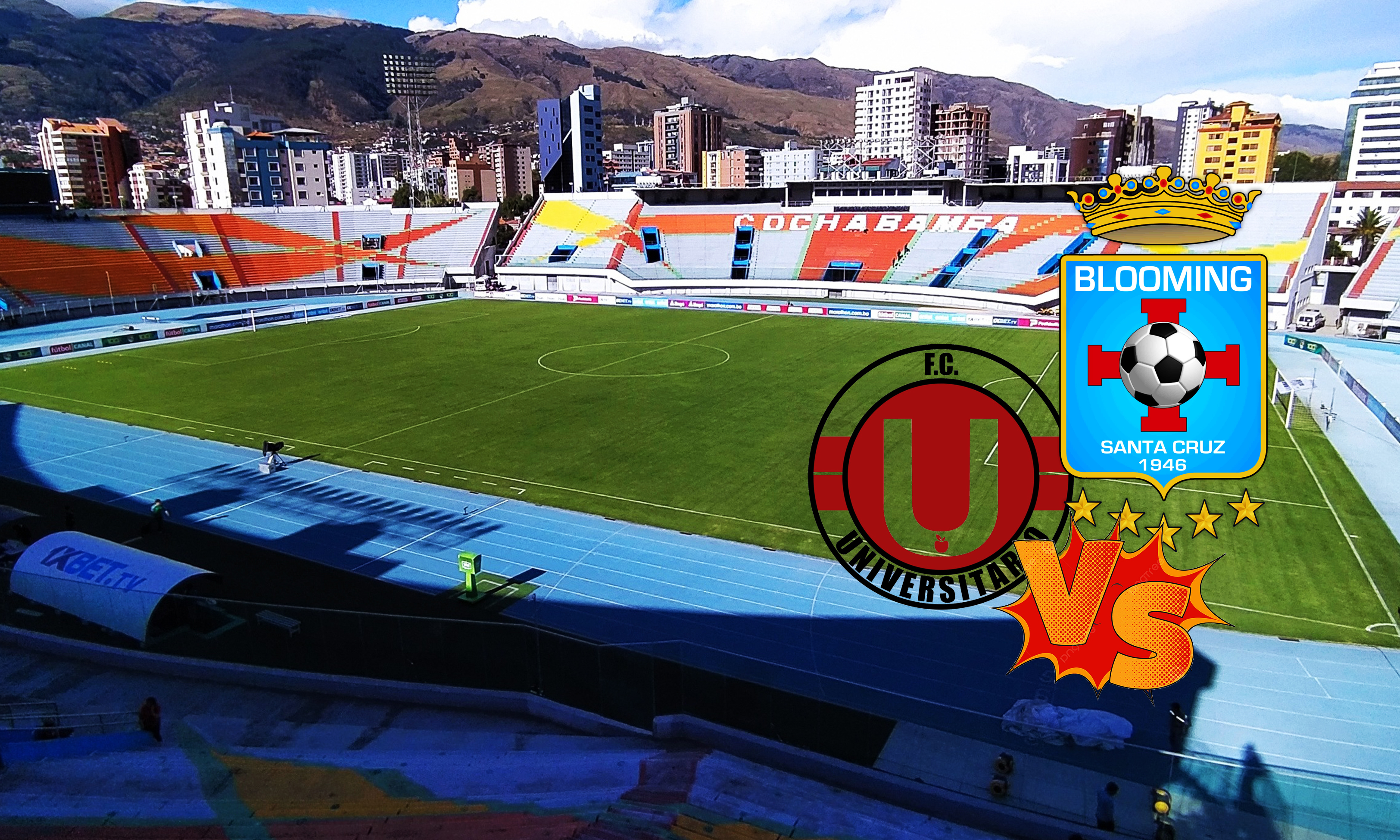 Universitario de Vinto vs Blooming en la Radio