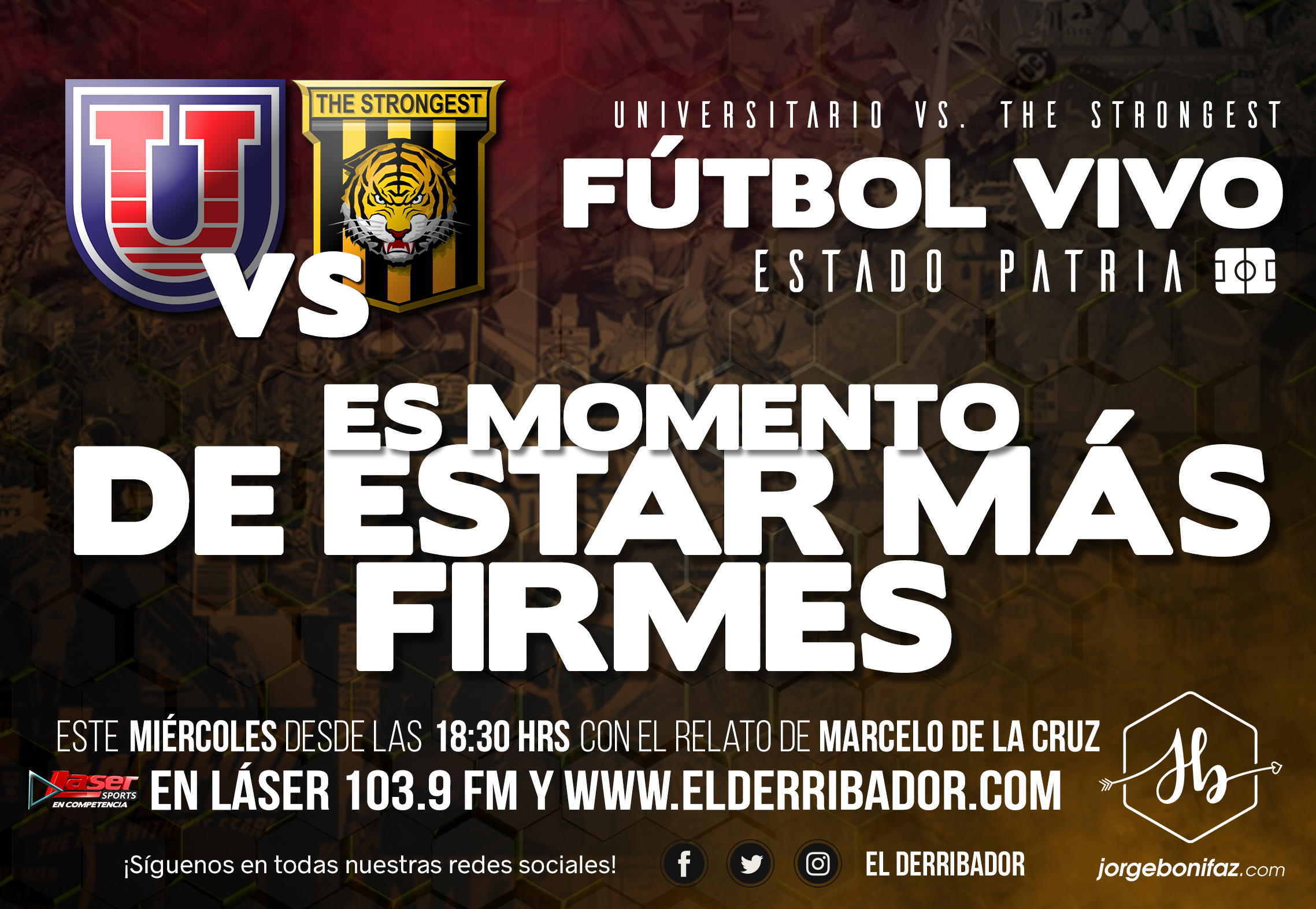 UNIVERSITARIO Vs. THE STRONGEST en la Radio