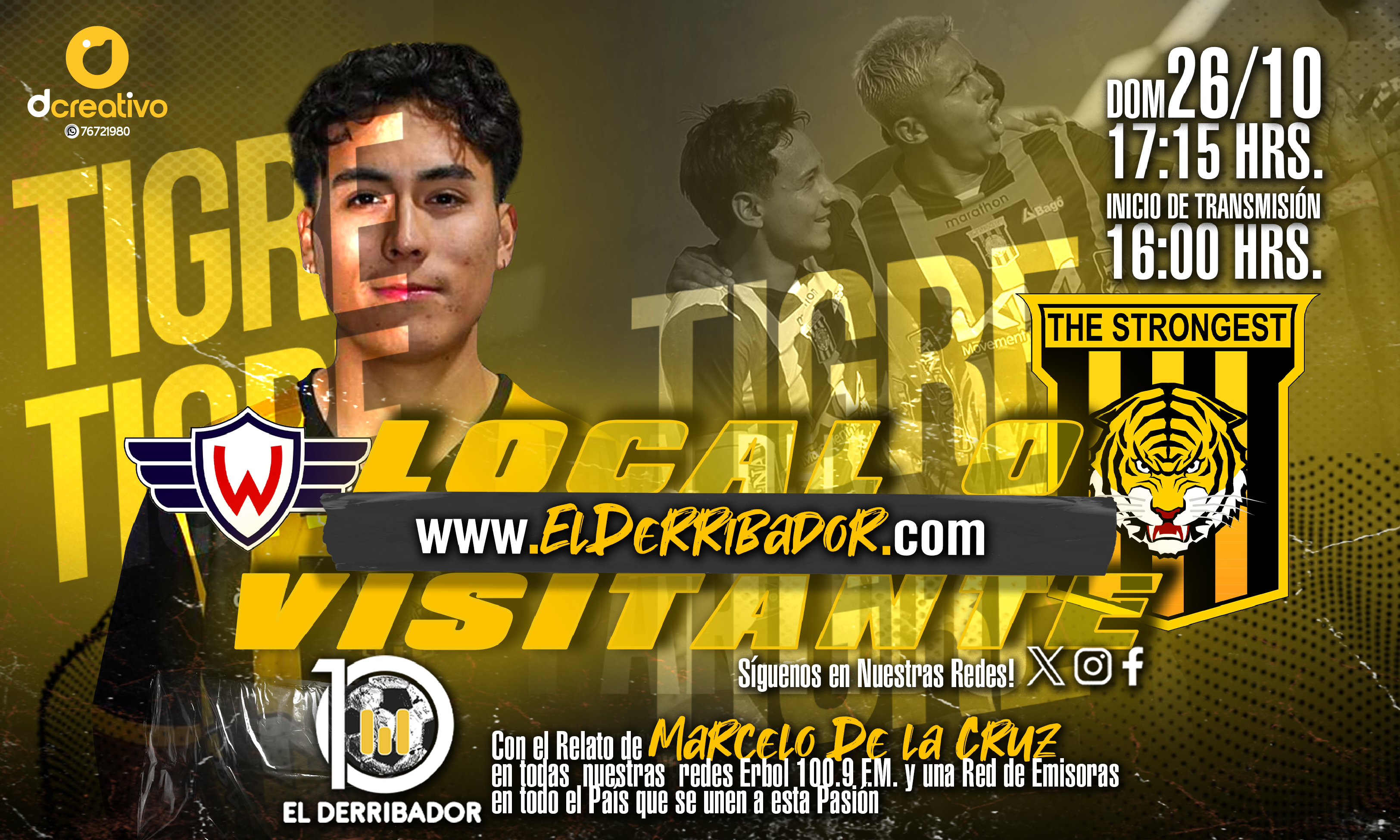 Wilstermann vs The Strongest en la Radio